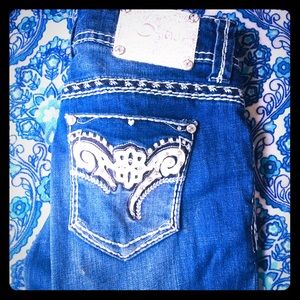 Cute embellished bootcut jeans